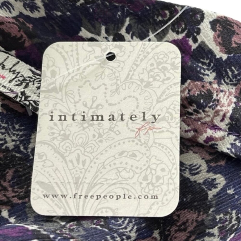 Multi-Coloured Free People Women's Nights In Floral Printed Cami - Picture 6 of 9